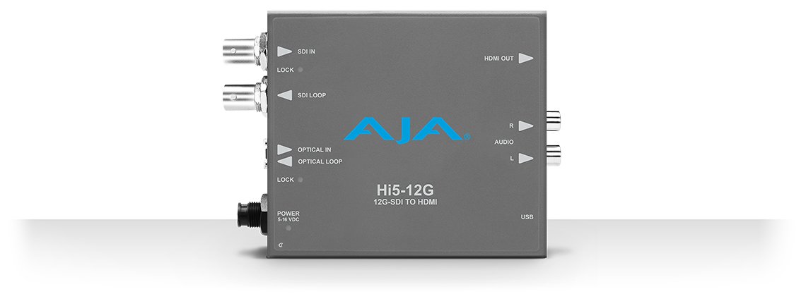 AJA HI5-12G - 12G-SDI auf HDMI Video- und Audiowandler