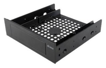 Akasa AK-HDA-05 - Laufwerksschachtadapter - 5,25 bis 3,5 / 2,5 (8,9 cm bis 8,9 / 6,4 cm)