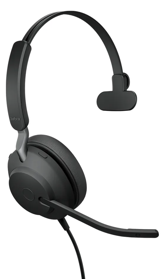 Jabra Evolve2 40 SE UC Mono - Headset - On-Ear - USB Type-C / USB Type-A, Ansicht 3