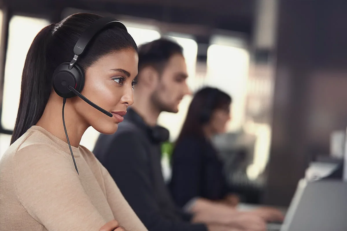 Jabra Evolve2 40 SE UC Stereo - Headset - On-Ear - USB Type-C / USB Type-A, Ansicht 4