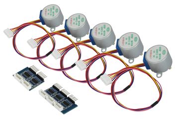ALLNET 4duino Schrittmotor 5-er Pack 5 Volt. Inkl. Treiber von LumaTech