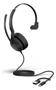 Jabra Evolve2 50 MS Mono - Headset - On-Ear - kabelgebunden von LumaTech