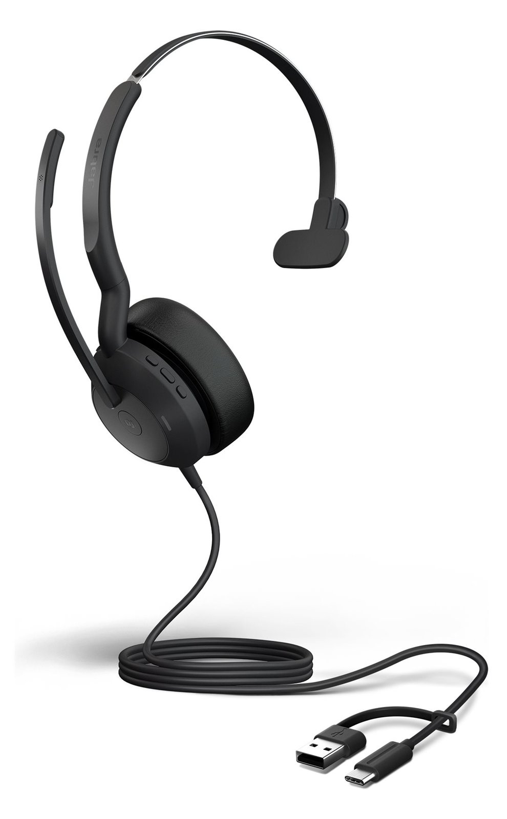 Jabra Evolve2 50 MS Mono - Headset - On-Ear - kabelgebunden