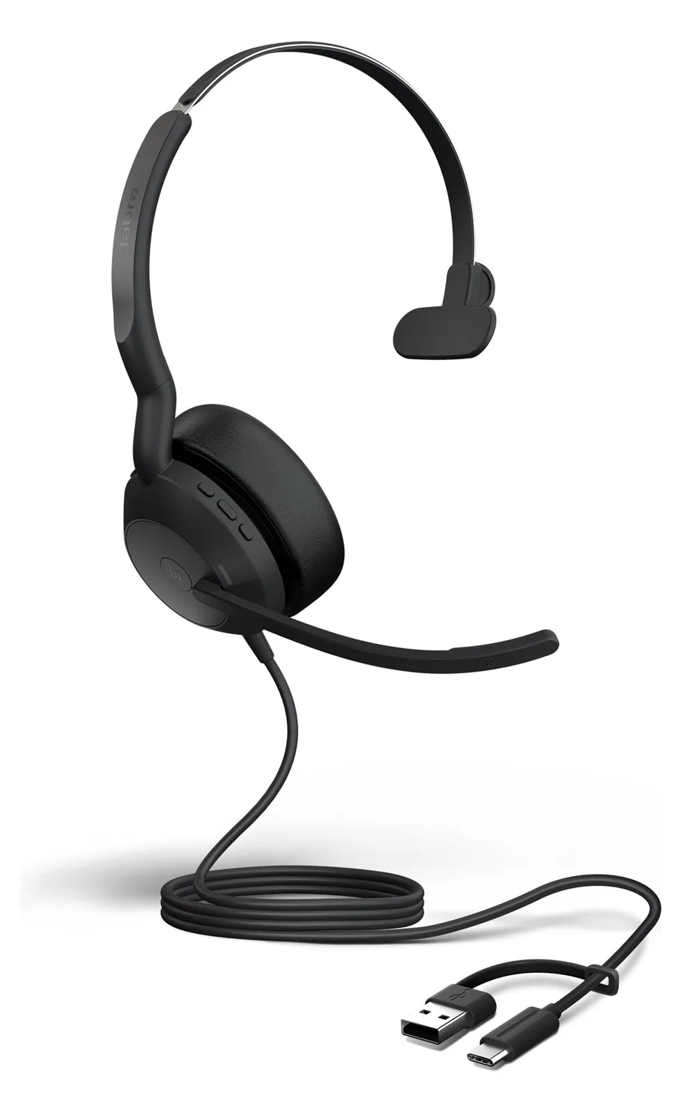 Jabra Evolve2 50 MS Mono - Headset - On-Ear - kabelgebunden, Ansicht 3