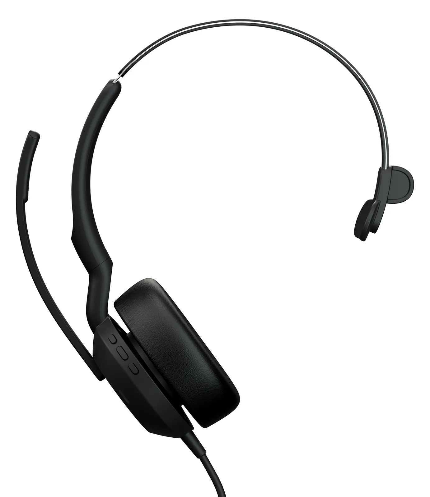 Jabra Evolve2 50 UC Mono - Headset - On-Ear - Bluetooth - Microsoft Teams, Ansicht 4