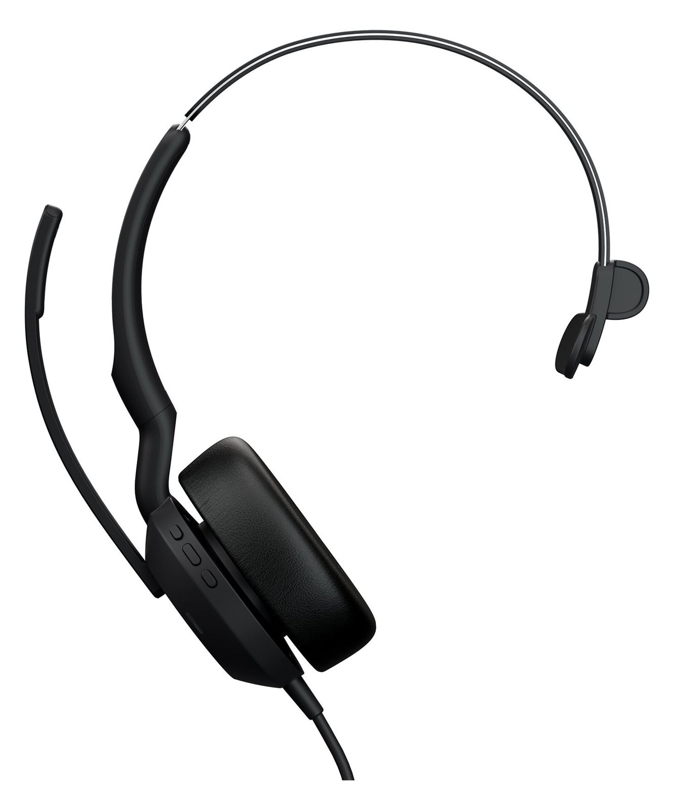 Jabra Evolve2 50 UC Mono - Headset - On-Ear - kabellos, kabelgebunden