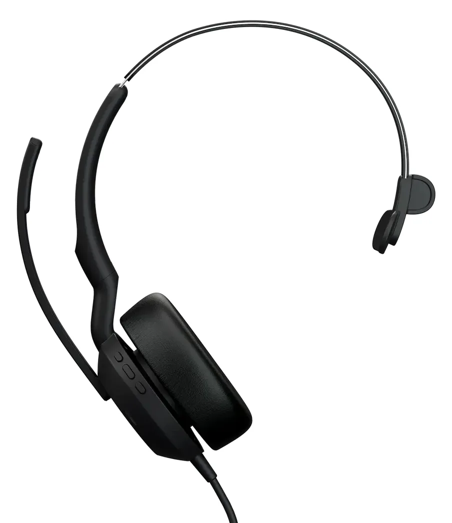 Jabra Evolve2 50 UC Mono - Headset - On-Ear - kabellos, kabelgebunden, Ansicht 2