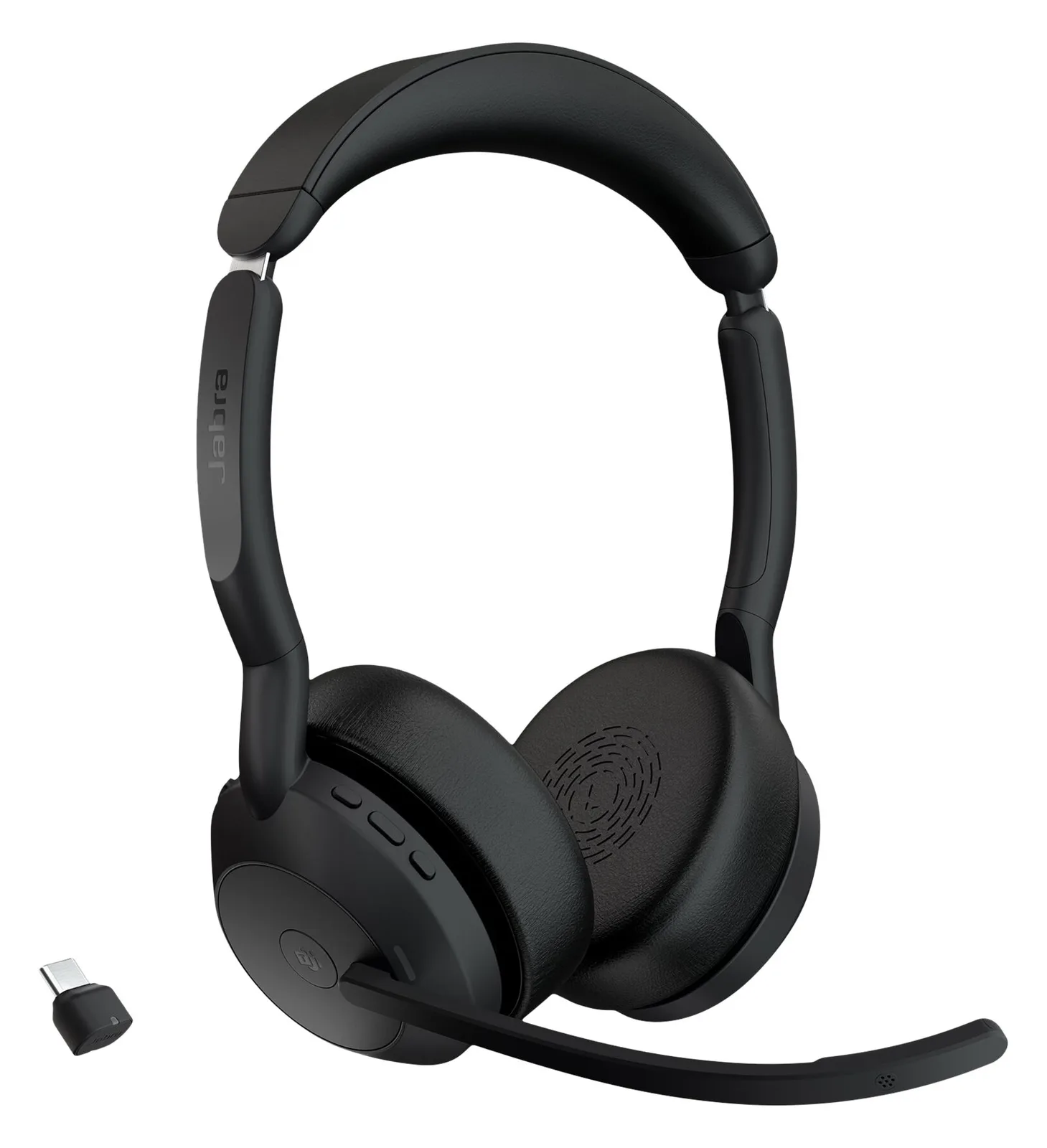 Jabra Evolve2 55 MS Stereo - Headset - On-Ear - Ja, Ansicht 3