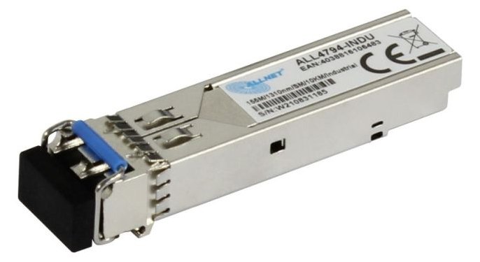 ALLNET Switch Modul ALL4794-INDU SFP Mini-GBIC 100Mbit FX/LC 10Km singlemode - Switch - Glasfaser (LWL)