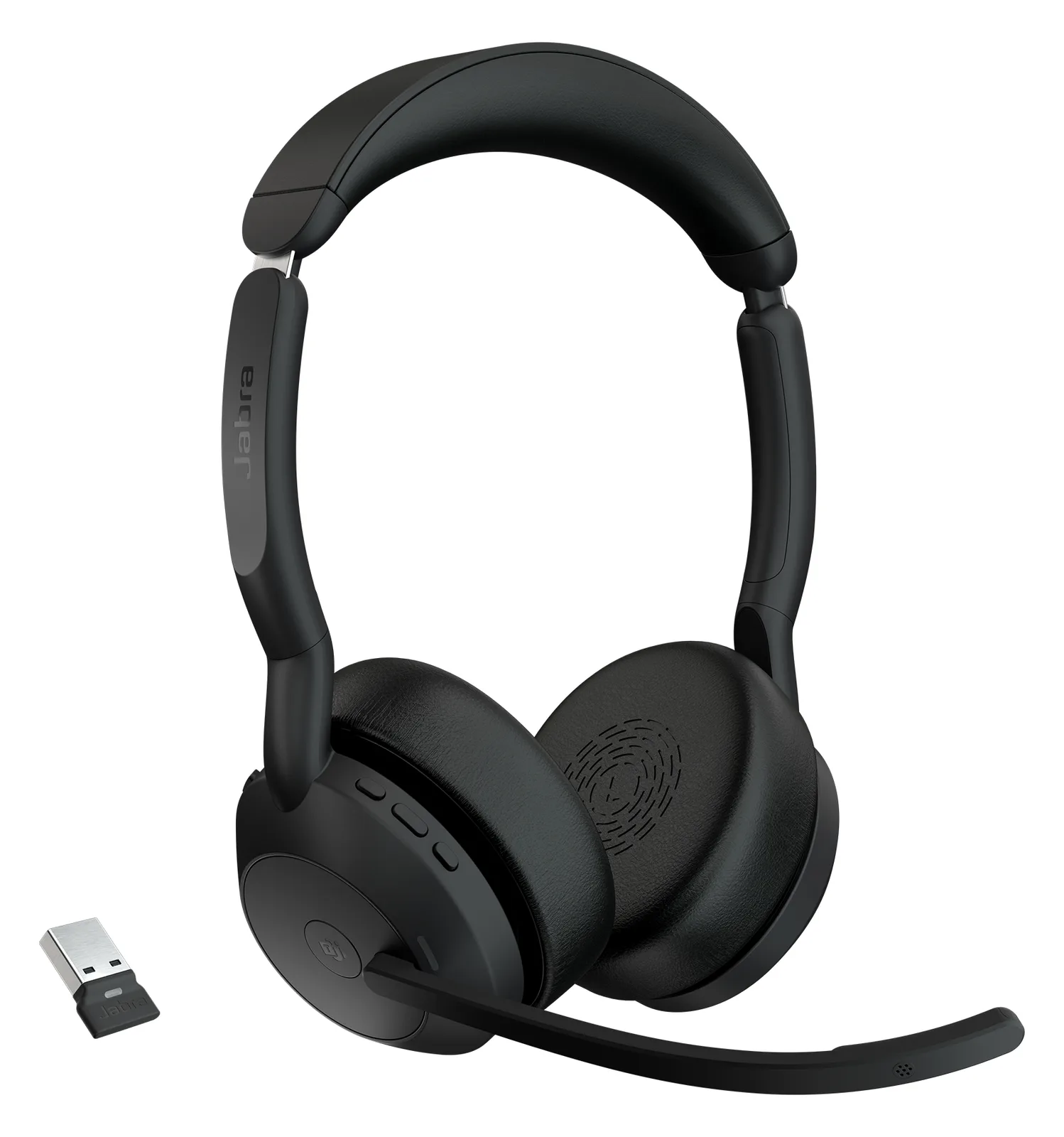 Jabra Evolve2 55 MS Stereo - Headset - On-Ear - Ja, Ansicht 2