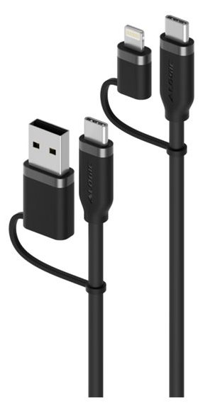 Alogic ELEMENTS SILICONE 4-IN-1 - Kabel - Digital/Daten