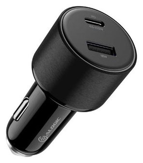 Alogic Lagegerät Auto 100W USB-C+USB-A+USB-C zu USB-A Kabel
