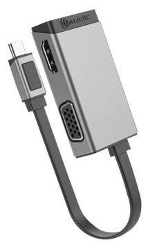 Alogic MagForce Duo Play - Videoadapter - 24 pin USB-C männlich zu HD-15 (VGA) von LumaTech