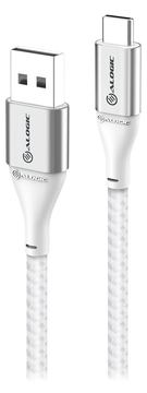 Alogic Super Ultra - USB-Kabel - 24 pin USB-C (M) - zu USB (M) - USB 2.0 - 3 A - 30 cm - Silber von LumaTech
