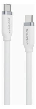 Alogic USB-Kabel - 24 pin USB-C (M) zu 24 pin USB-C (M) - 48 V - 5 A - 1 m - USB-Stromversorgung (240 W) - weiß von LumaTech