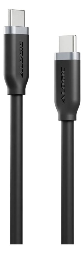 Alogic USB-Kabel - 24 pin USB-C (M) zu 24 pin USB-C (M) - 48 V - 5 A - 2 m - USB-Stromversorgung (240 W) - Schwarz