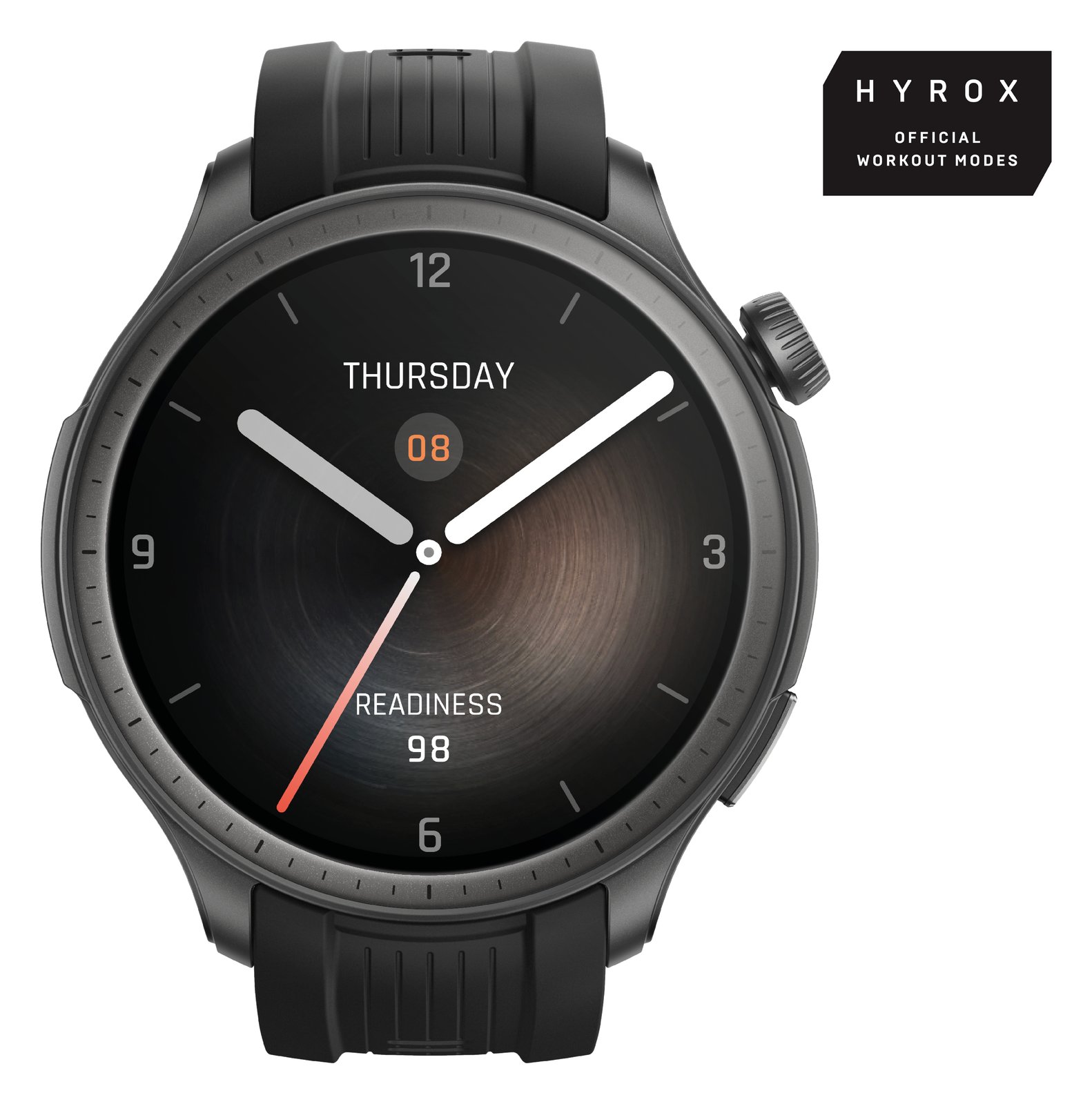 Amazfit Balance - Aluminiumlegierung - dehnbares Silikon-Gummi - Handgelenkgröße: 140-215 mm