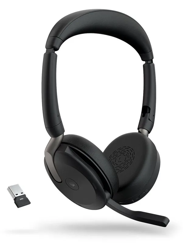 Jabra Evolve2 65 Flex MS Stereo - Headset - On-Ear - USB Typ-A 6,05 cm (2.38"), Ansicht 4