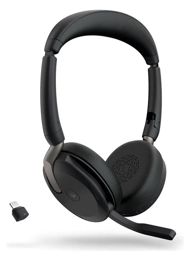 Jabra Evolve2 65 Flex MS Stereo - Headset - On-Ear - USB Typ-A 6,05 cm (2.38"), Ansicht 5