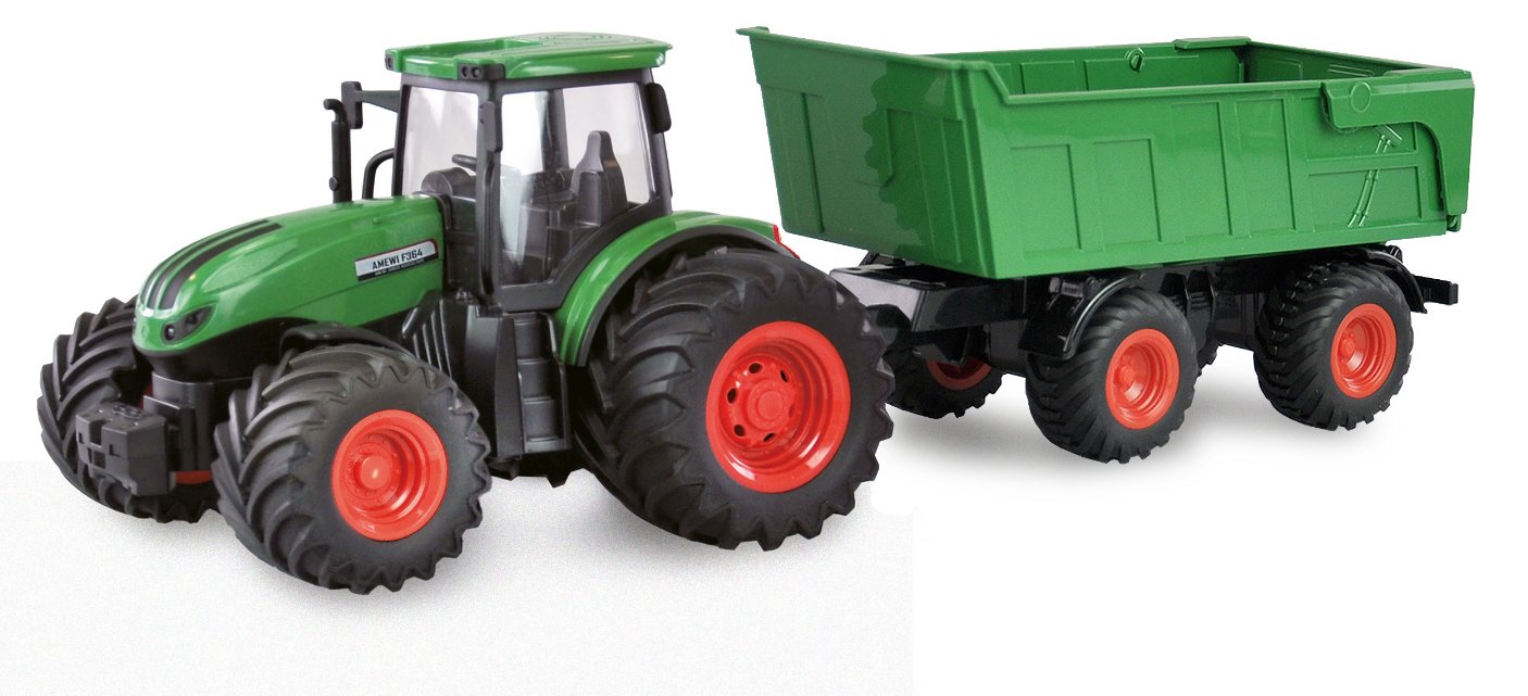 Amewi RC Traktor mit Kipphänger LiIon 500mAh gruen/6+