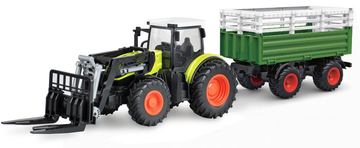 Amewi RC Traktor mit XL-Zubehörpaket LiIon 500mAh gruen/6+ von LumaTech