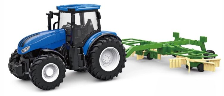 Amewi Toy Traktor mit Kreiselschwader - Traktor - 1:24 - 500 mAh - 383 g