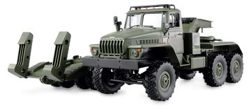 Amewi Ural B36 Militär LKW 6WD mit Tieflader 1 16 RtR grün von LumaTech