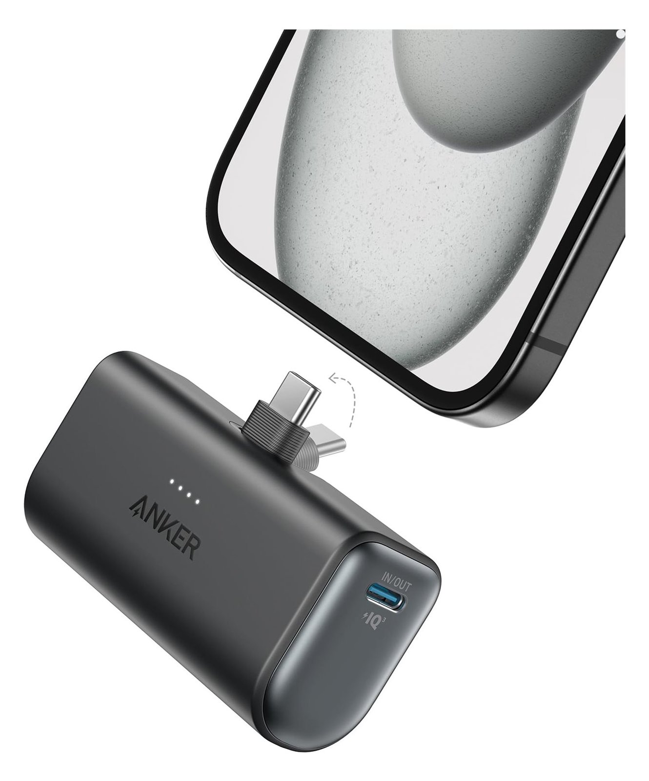 Anker Innovations Anker Nano - Powerbank - 5000 mAh - 22.5 Watt - 3 A - IQ 3.0 - 2 Ausgabeanschlussstellen