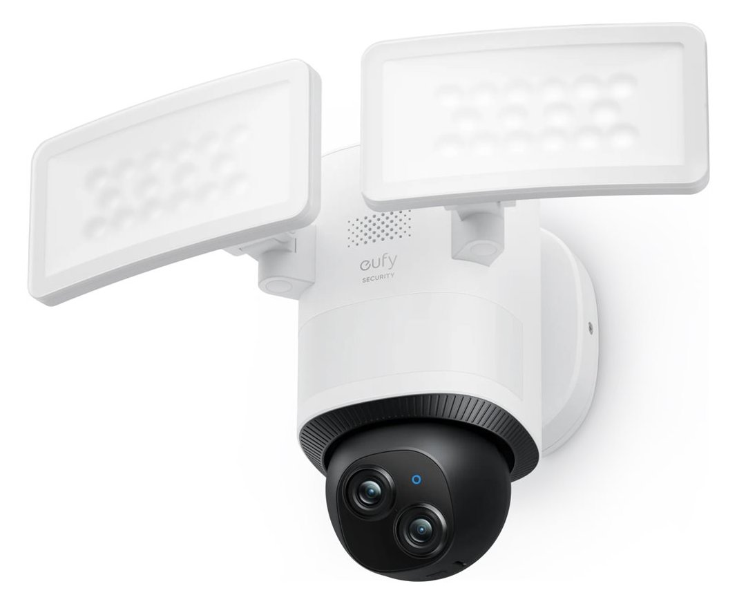 Anker Innovations Eufy Floodlight E340 - Netzwerk-Überwachungskamera - schwenken / neigen - wetterfest - Farbe