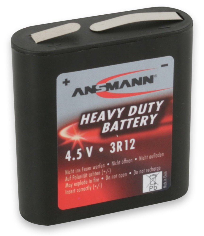 Ansmann 5013091 - Einwegbatterie - 4.5V - Zink-Karbon - 4,5 V - 1 Stück(e) - Schwarz
