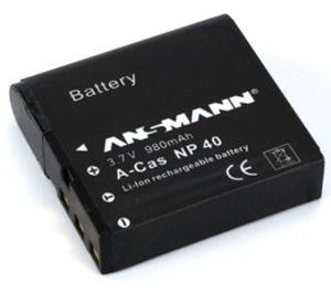 Ansmann A-Cas NP 40 - Batterie - Li-Ion - 1200 mAh von LumaTech