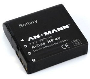 Ansmann A-Cas NP 40 - Batterie - Li-Ion - 1200 mAh