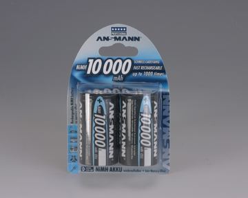 Ansmann Batterie 2 x D - NiMH - (wiederaufladbar) von LumaTech
