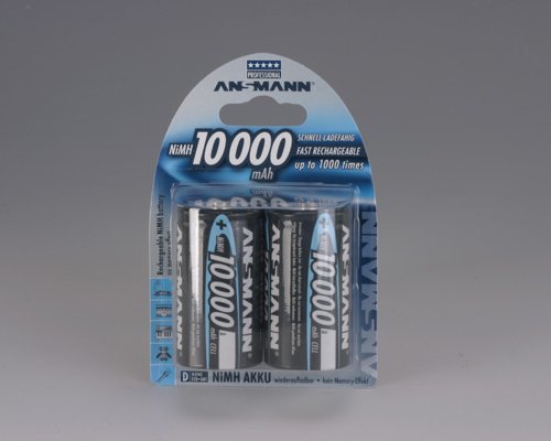 Ansmann Batterie 2 x D - NiMH - (wiederaufladbar)