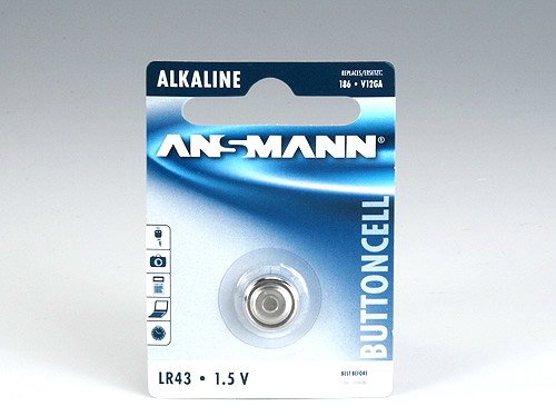 Ansmann Batterie LR43 - Alkalisch