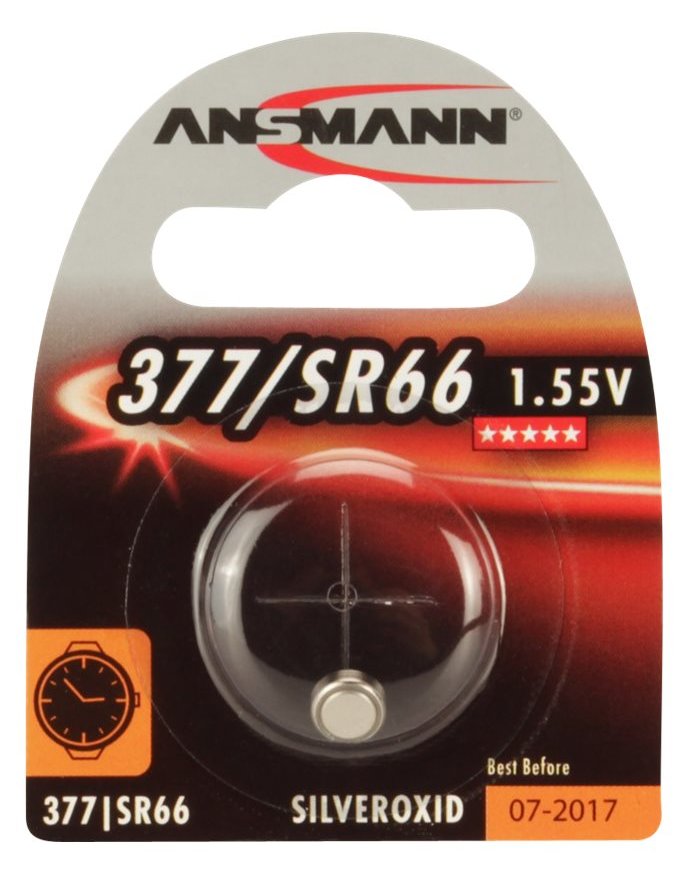 Ansmann Batterie SR66 - Silberoxid - 19 mAh