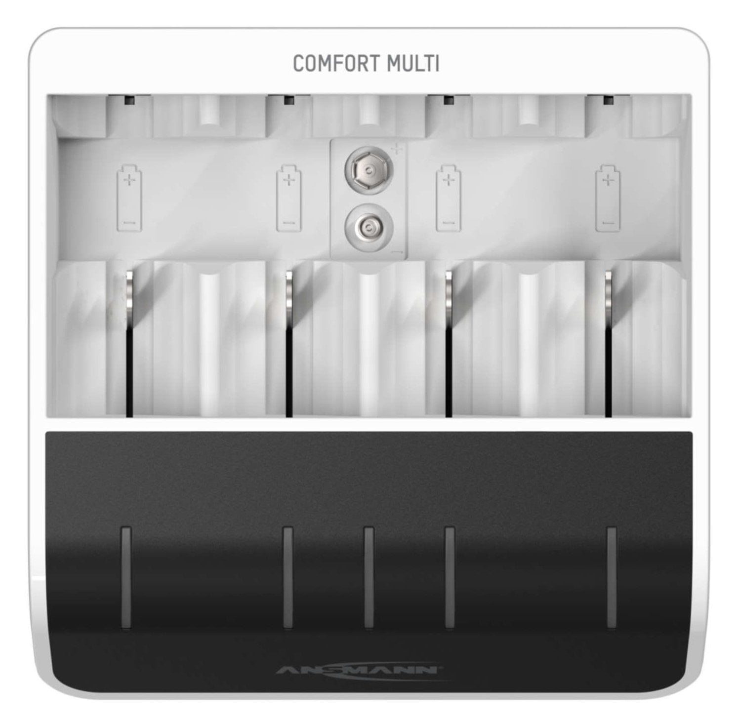 Ansmann Comfort Multi - 1,5 Std. USB-Batterieladegerät - (für AA, AAA, C, D, 9V)