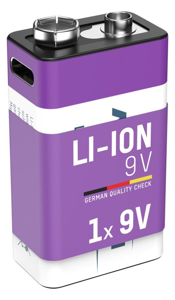 Ansmann E-Block USB-C Akku Li-Ion 400 mAh 9 V 1 St. - Akku - 9V-Block