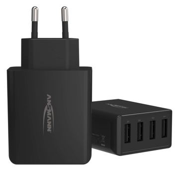 Ansmann Home Charger HC430 - Netzteil - 30 Watt - 6 A - 4 Ausgabeanschlussstellen (4 x USB) von LumaTech