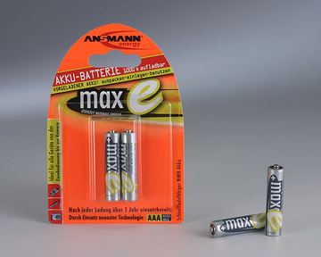 Ansmann maxE - Batterie 2 x AAA - NiMH - (wiederaufladbar) von LumaTech