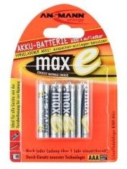 Ansmann maxE - Batterie 4 x AAA - NiMH - (wiederaufladbar)