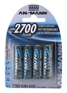 Ansmann Mignon - Batterie 2 x AA-Typ - NiMH - (wiederaufladbar)