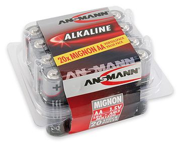 Ansmann Mignon - Batterie 20 x AA-Typ - Alkalisch von LumaTech