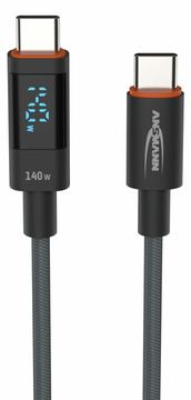 Ansmann USB-C -> S/S Ladekabel 140W anthrazit - Kabel - Digital/Daten von LumaTech