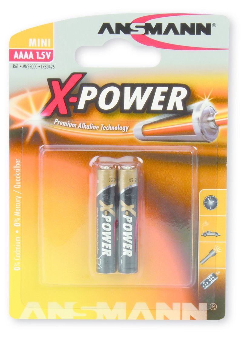 Ansmann X-POWER Mini AAAA - Batterie 2 x AAAA