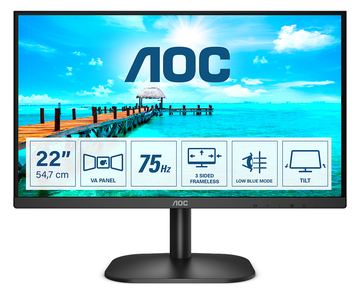AOC 22B2H/EU - LED-Monitor - 55 cm (22) (21.5 sichtbar) von LumaTech