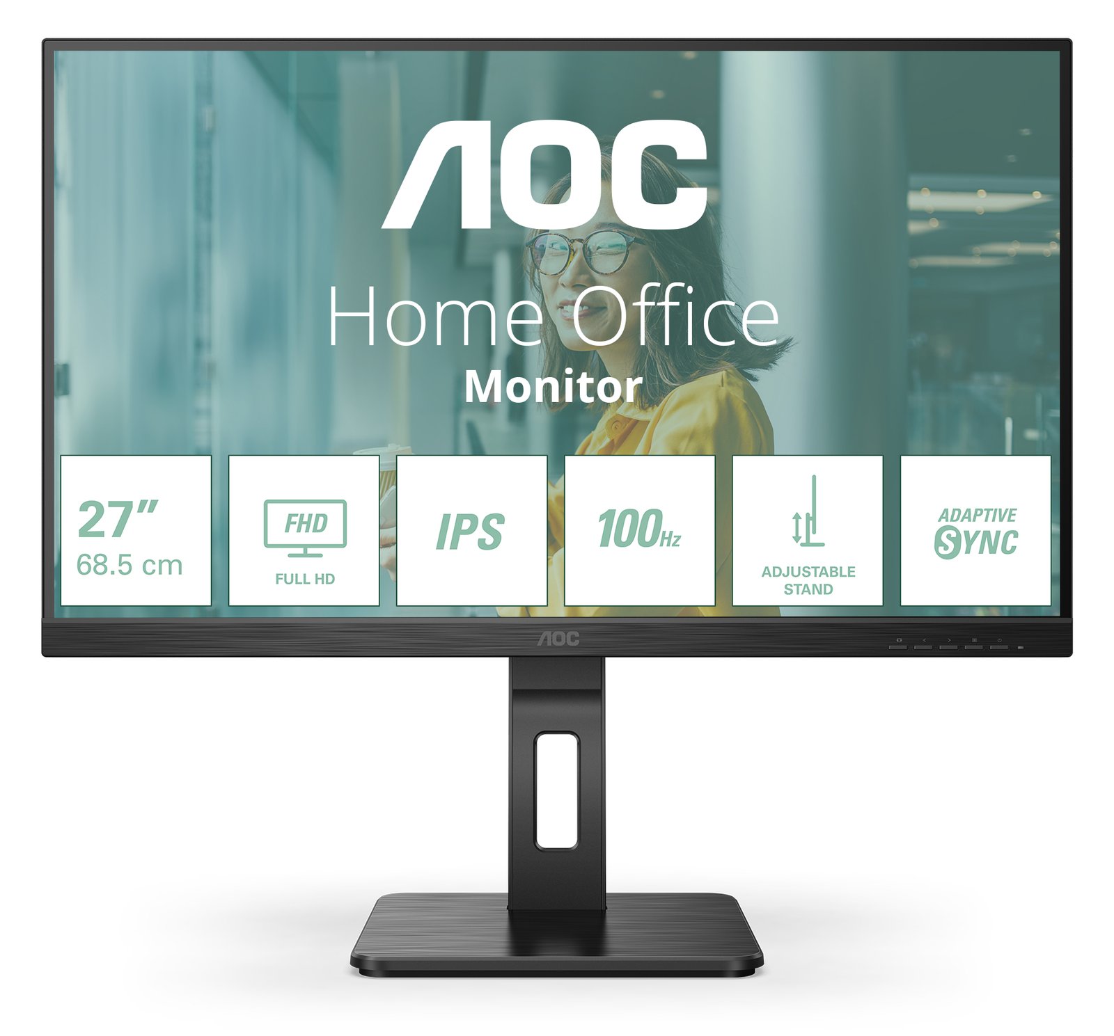 AOC 27P2Q - LED-Monitor - 68.6 cm (27) - 1920 x 1080 Full HD (1080p)