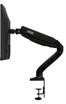 AOC AS110D0 - Befestigungskit - einstellbarer Arm - für LCD-Display - Aluminiumlegierung - Schwarz von LumaTech