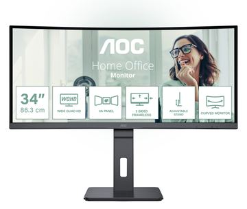 AOC Pro-line CU34P3CV - P3 Series - LED-Monitor - gebogen - 86.36 cm (34) von LumaTech