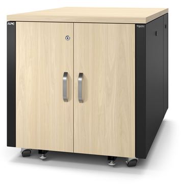 APC NetShelter - Schrank (vertikal) - schallisoliert - AC 100-230 V - Ahorn - 12U - 48.3 cm (19) von LumaTech